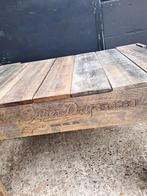 Industriële stoere houten tafel, Ophalen