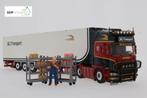 Tekno Scania 4 serie topline  6x2 164 reefer J & J transport, Hobby en Vrije tijd, Modelauto's | 1:50, Info@seipholland.nl, Nieuw