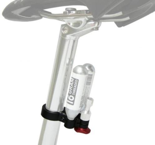 QBICLE AIRclub CO2 patroonhouder, Zadelpen 31,6 mm. 50% OFF, Sport en Fitness, Wielrennen, Nieuw, Overige typen, Ophalen of Verzenden