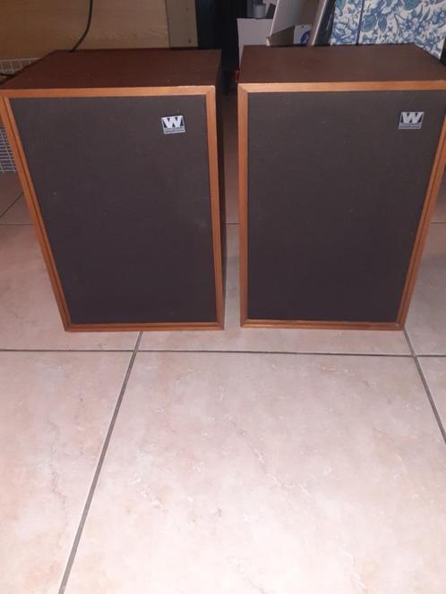 Wharfedale Denton 2XP teakhout speakers, Audio, Tv en Foto, Luidsprekers, Gebruikt, Center speaker, Overige merken, Ophalen