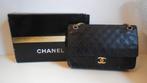 CHANEL zwarte vintage double flap bag met doos en dustbag, Sieraden, Tassen en Uiterlijk, Tassen | Damestassen, Ophalen of Verzenden