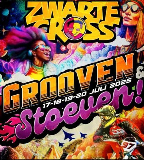 Zwarte cross camping kaart ingang Noord of Zuid, Tickets en Kaartjes, Evenementen en Festivals, Eén persoon, Meerdaags