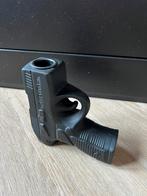 Zwarte kandelaar gun - pistool decoratie, Zwart, Ophalen of Verzenden, Zo goed als nieuw, Metaal