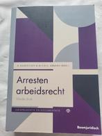 Arresten arbeidsrecht, Overige wetenschappen, Barentsen  en Erkens, Ophalen of Verzenden, Zo goed als nieuw