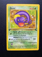 Ekans 1st Edition - Fossil - 46/62 - Pokemon kaart, Hobby en Vrije tijd, Verzamelkaartspellen | Pokémon, Ophalen of Verzenden