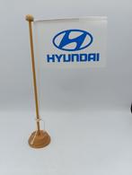 Vintage Hyundai dealer buro reclame vlag, Ophalen of Verzenden, Zo goed als nieuw, Auto's