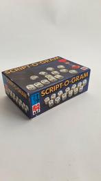 Vintage Script-O-Gram dobbelspel, compleet. 7B14, Tweedehands verkoop, Tweedehands verkoop, Gebruikt, Ophalen of Verzenden
