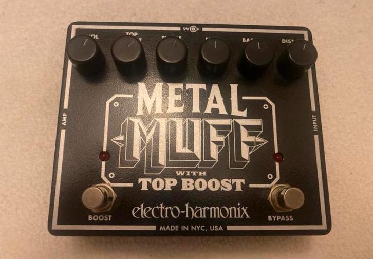 Electro Harmonix Metal Muff met Top Boost, Muziek en Instrumenten, Effecten, Gebruikt, Distortion, Overdrive of Fuzz, Ophalen of Verzenden