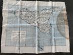 Originele zijde escape map, Sicilie, 82ND airborne US, 1941, Ophalen of Verzenden, Landmacht, Amerika
