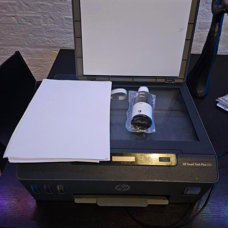 HP Smart Tank Plus 555 All-in-One Printer, Computers en Software, Printers, Zo goed als nieuw, All-in-one, Inkjetprinter, Kleur printen