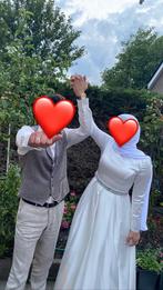 Nikkah jurk, Maat 38/40 (M), Galajurk, Wit, Ophalen of Verzenden