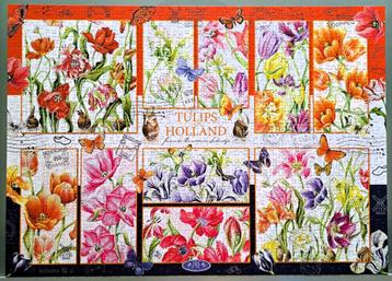 Jumbo puzzel Tulips from Holland van Janneke Brinkman 1000st beschikbaar voor biedingen