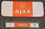 Ajax pennenblikje en liniaal, Ophalen of Verzenden, Gebruikt, Ajax, Overige typen