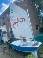 Optimist, Watersport en Boten, Zeilen en Zeiltoebehoren, Ophalen of Verzenden, Gebruikt, Minder dan 3 meter, Minder dan 15 m²