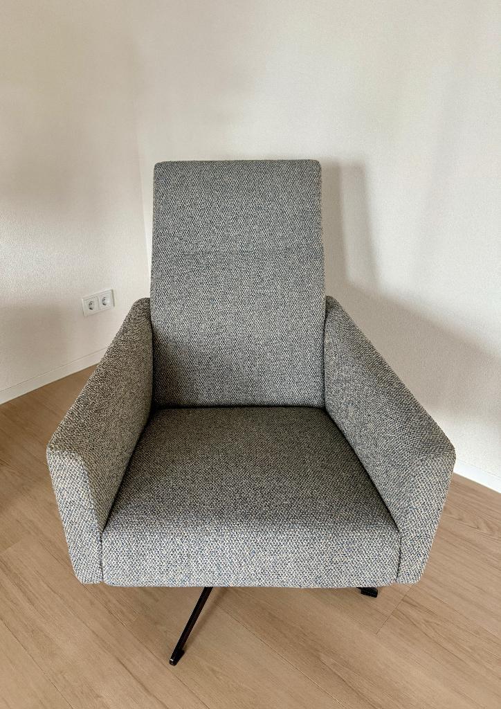 Havee Cloak Pearl fauteuil (Grijs), Huis en Inrichting, Fauteuils, Zo goed als nieuw, Stof, 50 tot 75 cm, 75 tot 100 cm, Ophalen