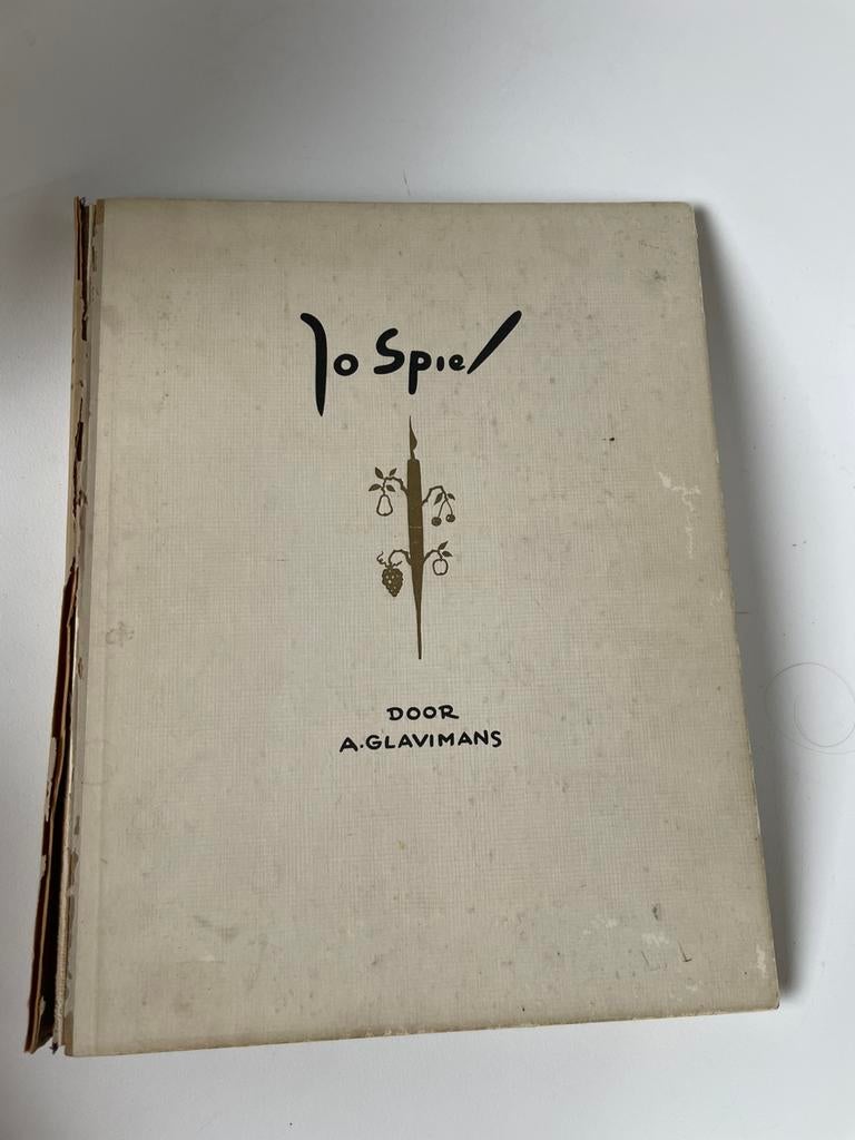 Pennenvruchten A. Glavimans, Jo Spier 1947 cartoons/prenten, Boeken, Ophalen of Verzenden, Gelezen, Prentenboek