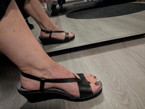 Fred de la Bretoniere sandaal sleehak zwart, Kleding | Dames, Schoenen, Zo goed als nieuw, Sandalen of Muiltjes, Zwart, Ophalen of Verzenden