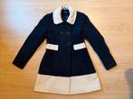 Jane Norman winterjas mt 36 donkerblauw/crème, Blauw, Jane Norman, Ophalen of Verzenden, Maat 36 (S)