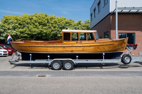notaris sloep, Watersport en Boten, Sloepen, Gebruikt, 6 meter of meer, Binnenboordmotor, Benzine, Hout, Ophalen