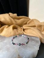 Toermalijn multi color beschermt aura straling power magie, Ophalen of Verzenden, Nieuw, Zilver, Met edelsteen