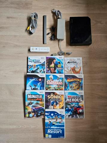 Nintendo Wii met GameCube-ondersteuning + 10 spellen beschikbaar voor biedingen