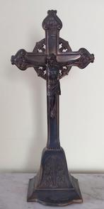 Koperen kruisbeeld, Antiek en Kunst, Antiek | Religie, Ophalen