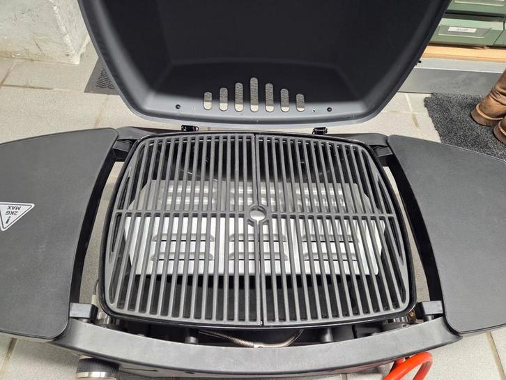 Gasbarbecue Tafelmodel - 2 Branders + Zijtafel, Tuin en Terras, Gasbarbecues, Gebruikt, Ophalen of Verzenden