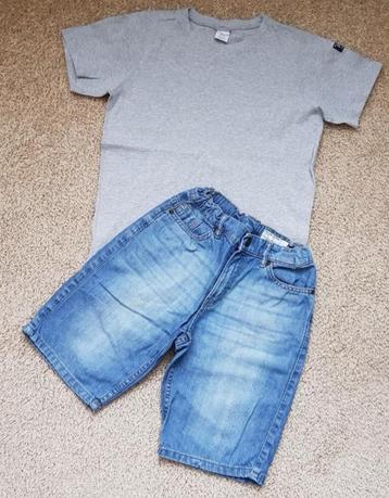 Polarn O Pyret setje: shirt + jeans broek, mt 146 ZGAN