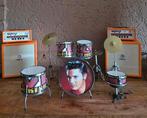 Elvis Presley Drumstel - Miniatuur,incl versterkers, Verzenden