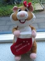 Hamster AH Albert Heijn Kerstmis + kerstsok Merry Christmas, Ophalen of Verzenden, Zo goed als nieuw, Overige typen