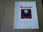 Alfa Quadrifoglio o.a. Alfa Geschiedenis, Boeken, Auto's | Folders en Tijdschriften, Verzenden, Zo goed als nieuw, Alfa Romeo