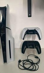 Ps5 slim met disc, 6 games, 2 controllers, Spelcomputers en Games, Spelcomputers | Sony PlayStation 5, Ophalen of Verzenden, Zo goed als nieuw