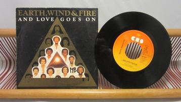 Earth, Wind & Fire, And Love Goes On (single 7") beschikbaar voor biedingen