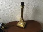 Herda messing tafellamp 42 cm hoog jaren 70, Ophalen of Verzenden, Minder dan 50 cm
