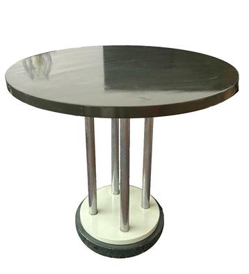  Bauhaus Tafeltje Chroom/Gelakt Hout, Donkergrijs/Mintgroen beschikbaar voor biedingen