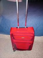 Rode Trolley Koffer - Compact en Handig, Uitschuifbare handgreep, Gebruikt, Hard kunststof, Minder dan 50 cm