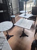 Terrastafels totaal 8 stuks (4 ronde 4 vierkante, Ophalen of Verzenden, Rond