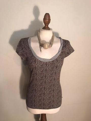 MARCCAIN TOP TAUPE/GREY