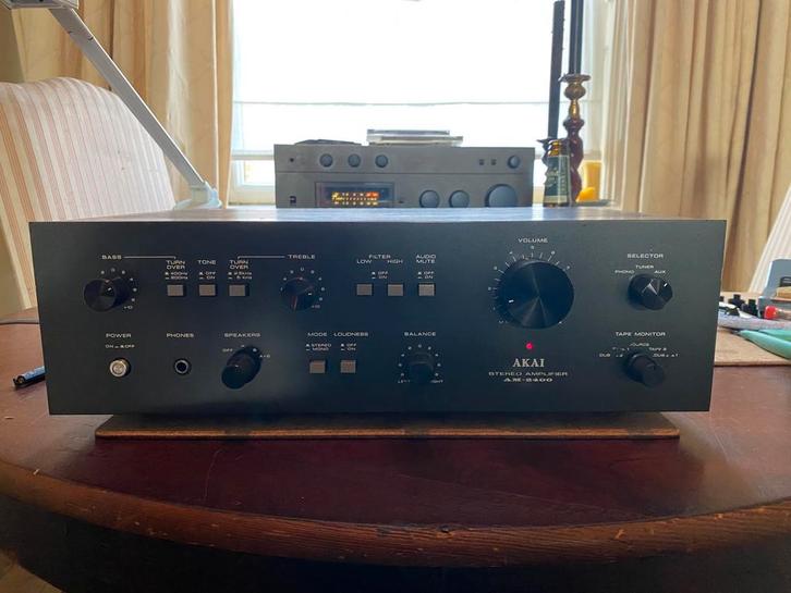 Akai AM-2400 versterker, Audio, Tv en Foto, Versterkers en Receivers, Refurbished, Stereo, Minder dan 60 watt, Overige merken