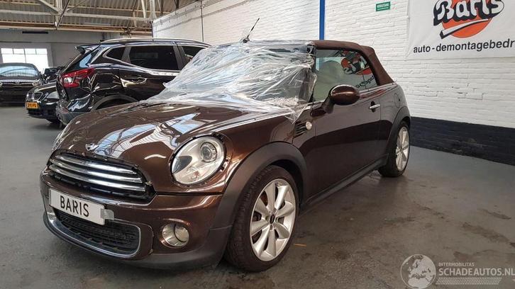 MINI Cooper 1.6 16V COOPER Cabrio BENZ 1.598CC 90KW 122 PK, Auto diversen, Schadeauto's, Mini, Handgeschakeld, Benzine, Cabriolet