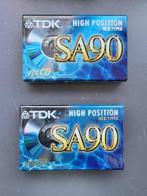 Cassette bandjes TDK 90 minuten., 2 t/m 25 bandjes, Overige genres, Ophalen of Verzenden, Zo goed als nieuw
