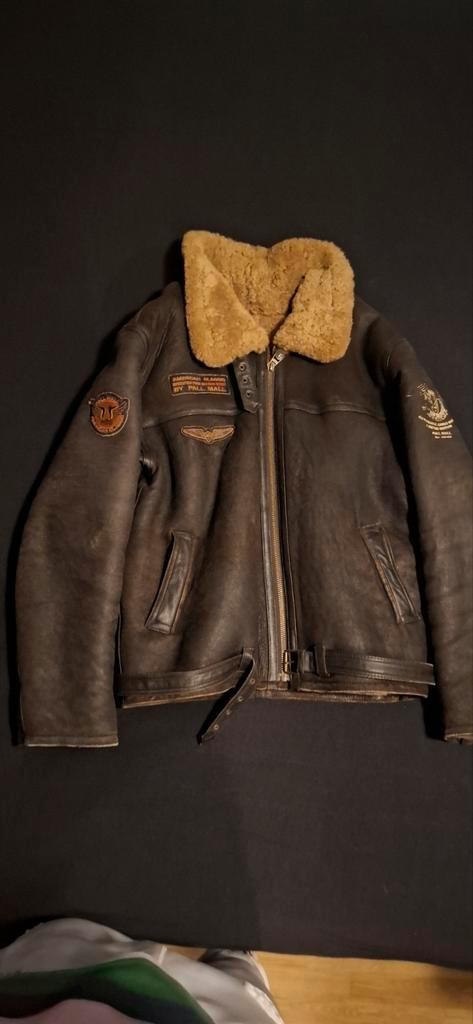 Pall mall pme b3 scheepskin lammy pilotenjas limited edition, Kleding | Heren, Jassen | Winter, Zo goed als nieuw, Maat 52/54 (L)