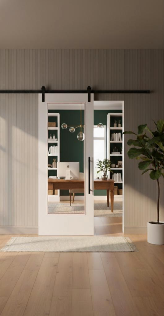 Glazen schuifdeur of dubbele klapdeur, Doe-het-zelf en Verbouw, Deuren en Horren, Binnendeur, 215 cm of meer, Glas, Schuifdeur