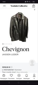 chevignon leren jas zwart nieuw €1100 niet gedragen hoge kwa, Kleding | Heren, Jassen | Winter, Nieuw, Ophalen of Verzenden, Zwart