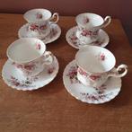 4 Royal Albert Lavender Rose dames kop en schotels., Antiek en Kunst, Antiek | Servies los, Ophalen