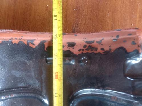 9x Verglaasde dakpannen Laumans Tegelen 77 zwart, Doe-het-zelf en Verbouw, Dakpannen en Dakbedekking, Ophalen
