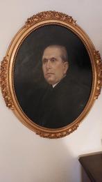 2 portret schilderijen , GROOT 70X56 OVAAL, Ophalen