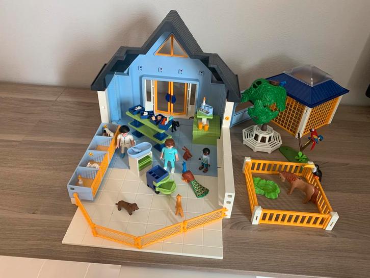 Playmobil dierenkliniek, Kinderen en Baby's, Speelgoed | Playmobil, Zo goed als nieuw, Los playmobil, Ophalen