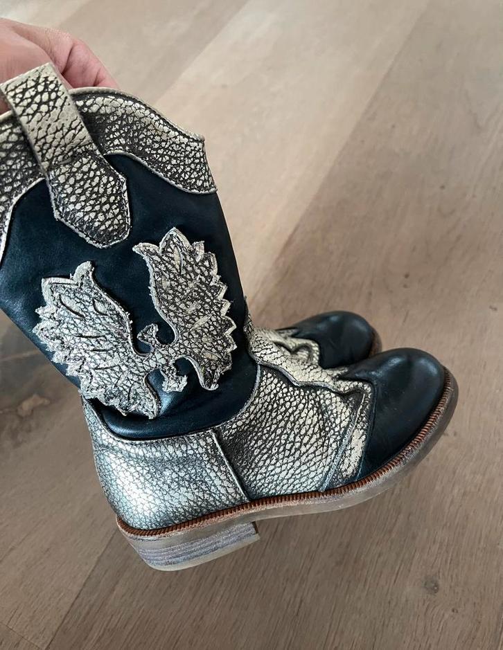 🌸 Zecchino d’Oro leren cowboy laarsjes maat 26 🌸, Kinderen en Baby's, Kinderkleding | Schoenen en Sokken, Zo goed als nieuw