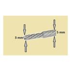 Geplastificeerd staaldraad/waslijndraad Ø5 mm € 0,95 p/meter, Watersport en Boten, Accessoires en Onderhoud, Ophalen of Verzenden